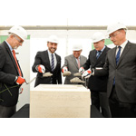 Grundsteinlegung für die Energiezentrale des neuen Rechenzentrums in Bissen. Kiowatt wird Strom und Wärme aus Holz erzeugen