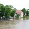 Saalehochwasser in Halle am 3. Juni 2013. Foto: Einsamer Schütze/Wikipedia
